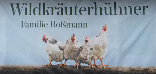 Kräuterhühner Familie Rossmann